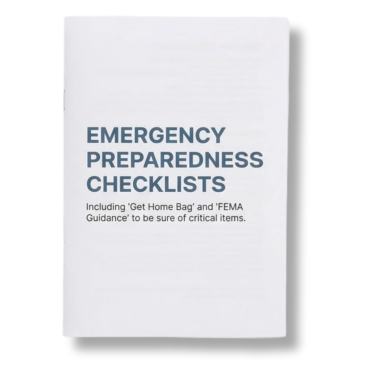 16 Emergency Checklists